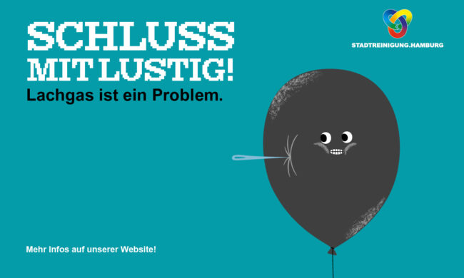 Ein Luftbalon mit einem Gesicht illustiert.